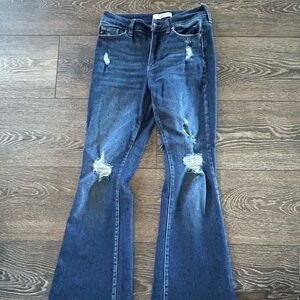 Kancan flared jeans. Very comfy & stretchy. In brand new shape.
